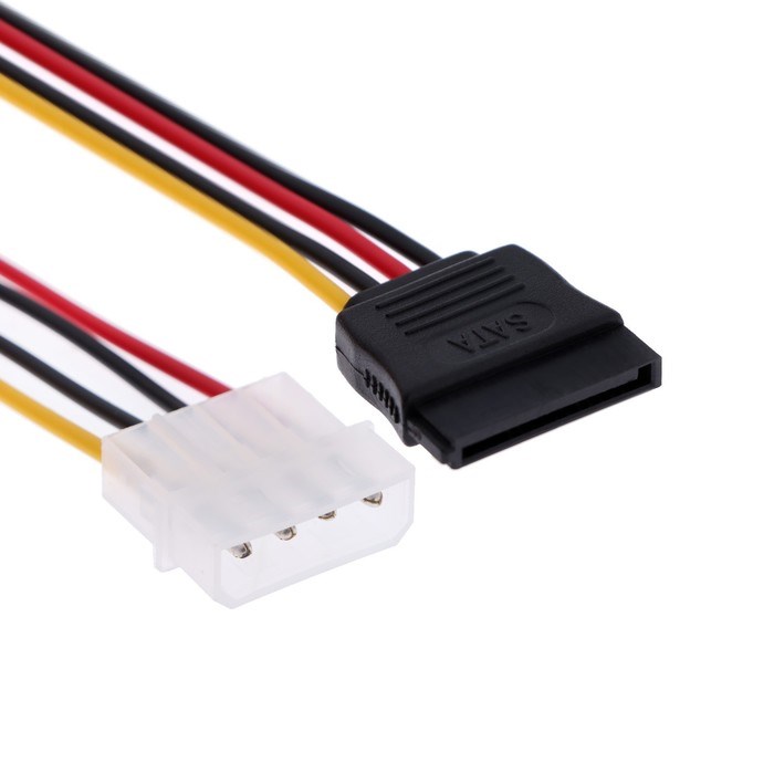 Кабель-переходник питания Cablexpert CC-SATA-PS, Molex(4pin)(m)-SATA(15pin)(f), 0.15 м - фото 51363218 Кабель-переходник питания Cablexpert CC-SATA-PS, Molex(4pin)(m)-SATA(15pin)(f), 0.15 м - фото 51363218