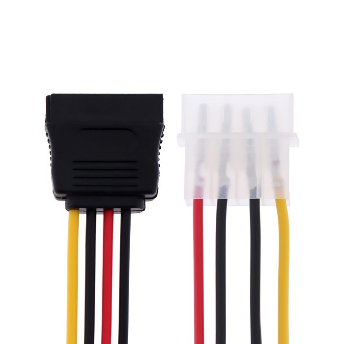 Кабель-переходник питания Cablexpert CC-SATA-PS, Molex(4pin)(m)-SATA(15pin)(f), 0.15 м - фото 51363220 Кабель-переходник питания Cablexpert CC-SATA-PS, Molex(4pin)(m)-SATA(15pin)(f), 0.15 м - фото 51363220