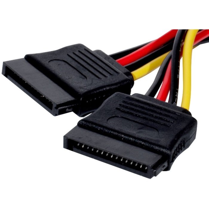 Кабель-переходник питания ExeGate EX-CC-SATA-PSY, Molex(4pin)(m)-2хSATA(15pin)(f), 0.15 м - фото 51363234 Кабель-переходник питания ExeGate EX-CC-SATA-PSY, Molex(4pin)(m)-2хSATA(15pin)(f), 0.15 м - фото 51363234