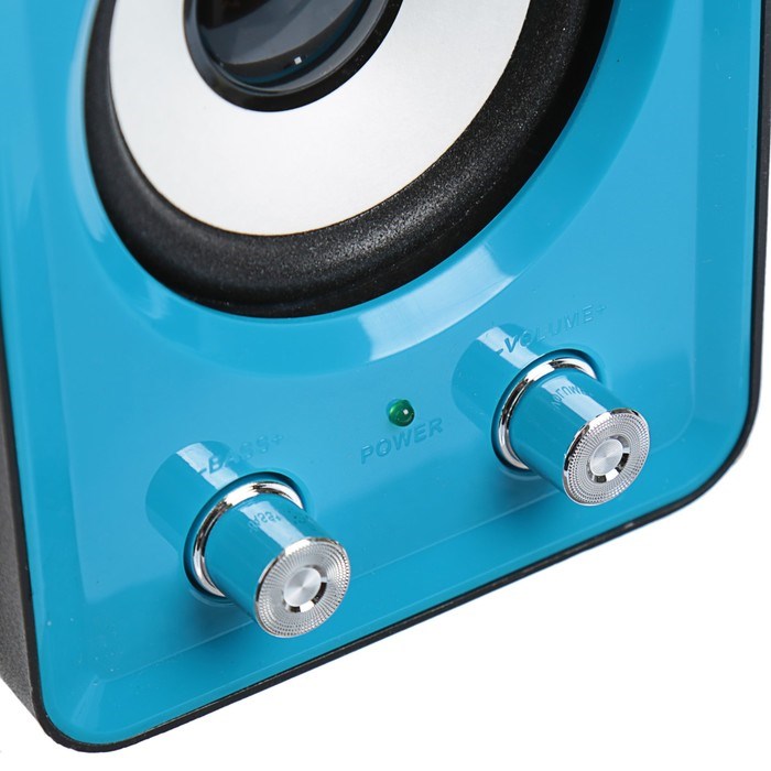 Компьютерные колонки 2.1 LuazON LPCK-02, 2x3Вт, сабвуфер 5Вт, 80дБ, Jack 3.5, USB, синяя - фото 51363344 Компьютерные колонки 2.1 LuazON LPCK-02, 2x3Вт, сабвуфер 5Вт, 80дБ, Jack 3.5, USB, синяя - фото 51363344