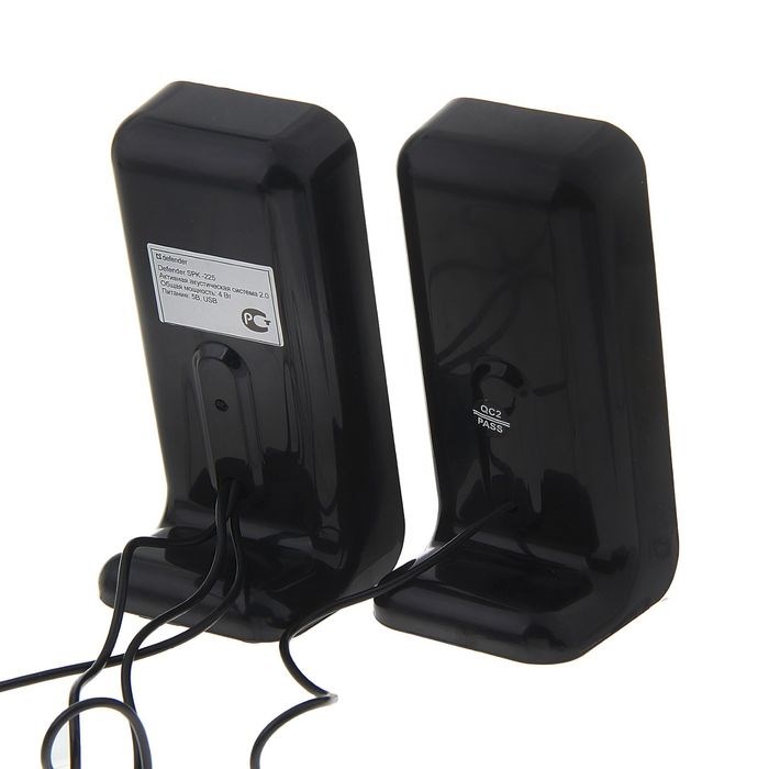 Компьютерные колонки 2.0 DEFENDER SPK-225, 2х2Вт, USB, черно-серые - фото 51363469 Компьютерные колонки 2.0 DEFENDER SPK-225, 2х2Вт, USB, черно-серые - фото 51363469