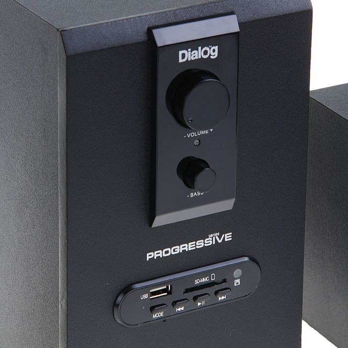 Компьютерные колонки 2.1 Dialog AP-150, 2 х 5Вт + 10Вт, MP3, пульт ДУ, 220В, черные - фото 51363508 Компьютерные колонки 2.1 Dialog AP-150, 2 х 5Вт + 10Вт, MP3, пульт ДУ, 220В, черные - фото 51363508