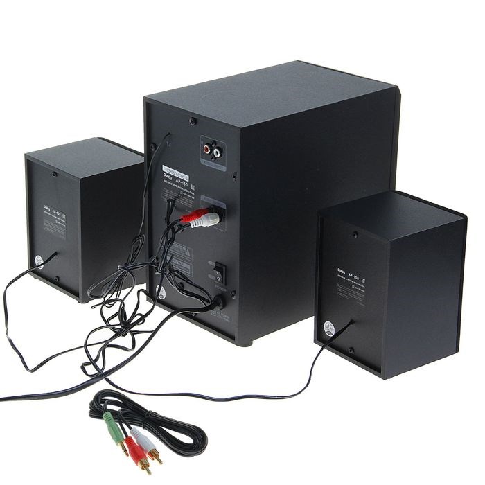 Компьютерные колонки 2.1 Dialog AP-150, 2 х 5Вт + 10Вт, MP3, пульт ДУ, 220В, черные - фото 51363509 Компьютерные колонки 2.1 Dialog AP-150, 2 х 5Вт + 10Вт, MP3, пульт ДУ, 220В, черные - фото 51363509