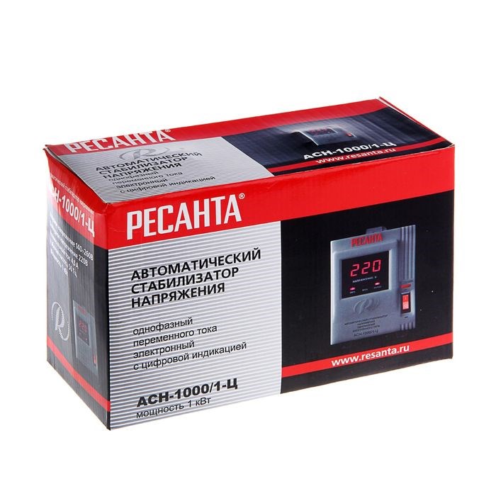 Стабилизатор "Ресанта" АСН-1 000/1-Ц - фото 51363533 Стабилизатор "Ресанта" АСН-1 000/1-Ц - фото 51363533