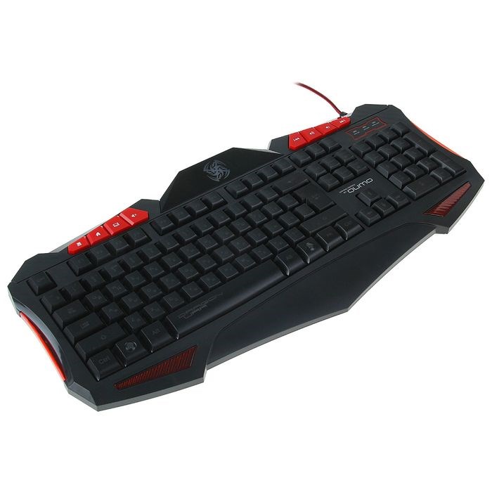 Клавиатура Qumo Dragon War Axe, игровая, проводная, подсветка, 112 клавиш, USB, чёрная - фото 51363589 Клавиатура Qumo Dragon War Axe, игровая, проводная, подсветка, 112 клавиш, USB, чёрная - фото 51363589
