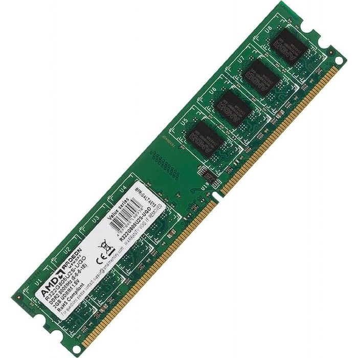 Память DDR2 2Gb 800MHz AMD R322G805U2S-UGO OEM PC2-6400 CL5 DIMM 240-pin 1.8В - фото 51363681 Память DDR2 2Gb 800MHz AMD R322G805U2S-UGO OEM PC2-6400 CL5 DIMM 240-pin 1.8В - фото 51363681