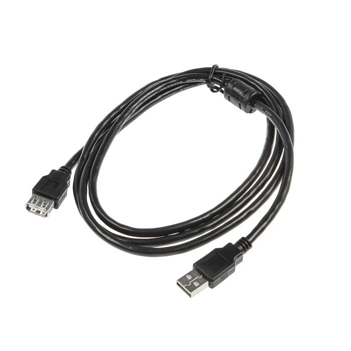 Кабель-удлинитель Luazon CAB-5, USB A (m) - USB A (f), 1.5 м, черный - фото 51363819 Кабель-удлинитель Luazon CAB-5, USB A (m) - USB A (f), 1.5 м, черный - фото 51363819