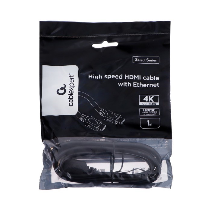 Кабель видео Cablexpert CC-HDMI4-1M, HDMI(m)-HDMI(m), вер 2.0, 1 м, черный - фото 51363850 Кабель видео Cablexpert CC-HDMI4-1M, HDMI(m)-HDMI(m), вер 2.0, 1 м, черный - фото 51363850