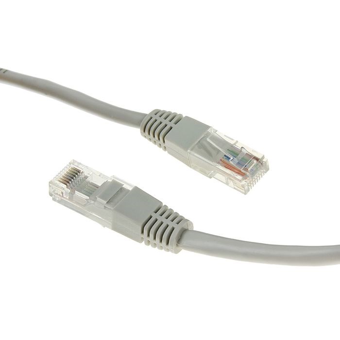 Патч-корд Gembird PP12e-10M, UTP 5е кат., RJ-45(m)-RJ-45(m), 10 м, серый - фото 51363877 Патч-корд Gembird PP12e-10M, UTP 5е кат., RJ-45(m)-RJ-45(m), 10 м, серый - фото 51363877