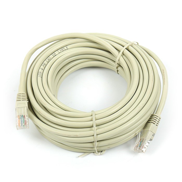 Патч-корд Gembird PP12e-10M, UTP 5е кат., RJ-45(m)-RJ-45(m), 10 м, серый - фото 51363880 Патч-корд Gembird PP12e-10M, UTP 5е кат., RJ-45(m)-RJ-45(m), 10 м, серый - фото 51363880