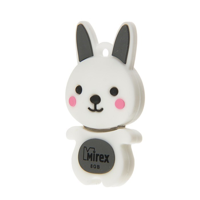 Флешка Mirex RABBIT GREY, 8 Гб, USB2.0, "кролик", чт до 25 Мб/с, зап до 15 Мб/с - фото 51363925 Флешка Mirex RABBIT GREY, 8 Гб, USB2.0, "кролик", чт до 25 Мб/с, зап до 15 Мб/с - фото 51363925