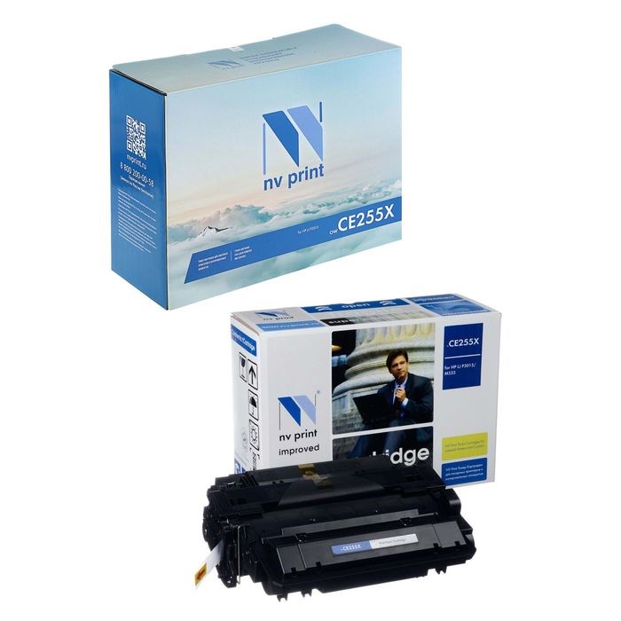 Картридж NV PRINT CE255X для HP LaserJet M525/Pro M521/P3015 (12500k), черный - фото 51364047 Картридж NV PRINT CE255X для HP LaserJet M525/Pro M521/P3015 (12500k), черный - фото 51364047