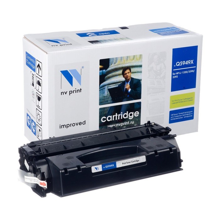 Картридж NV PRINT Q5949X для HP LaserJet 1320tn/3390/3392 (6000k), черный - фото 51364072 Картридж NV PRINT Q5949X для HP LaserJet 1320tn/3390/3392 (6000k), черный - фото 51364072