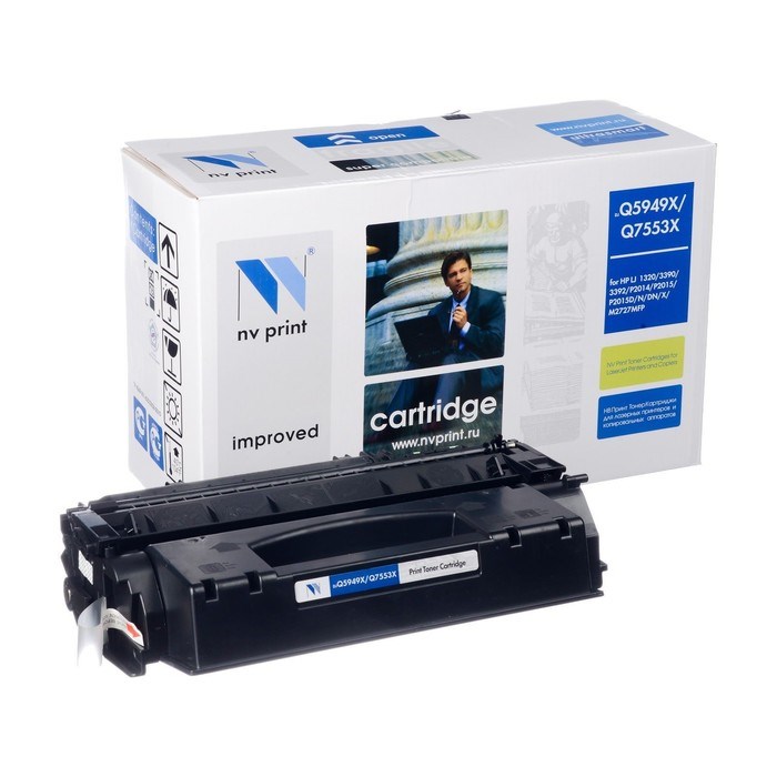 Картридж NV PRINT Q5949X/Q7553X для HP LaserJet 1320/3390/3392/P2014/P2015/M2727 (7000k) - фото 51364142 Картридж NV PRINT Q5949X/Q7553X для HP LaserJet 1320/3390/3392/P2014/P2015/M2727 (7000k) - фото 51364142