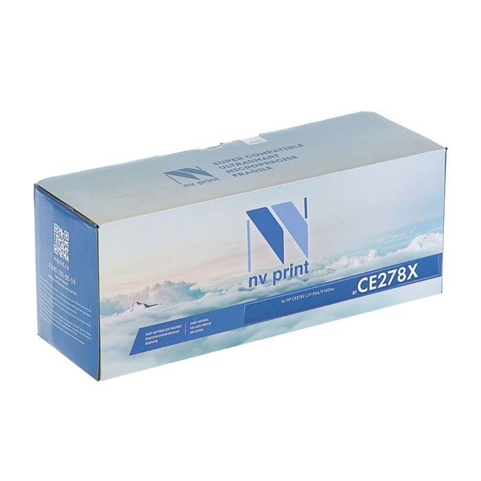 Картридж NV PRINT CE278X для HP LaserJet Pro P1566/M1536dnf/P1606 (2500k), черный - фото 51364185 Картридж NV PRINT CE278X для HP LaserJet Pro P1566/M1536dnf/P1606 (2500k), черный - фото 51364185