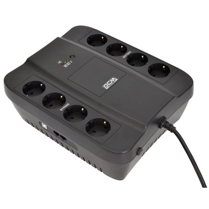 Источник бесперебойного питания Powercom Spider SPD-650N, 390 Вт, 650 ВА, черный - фото 51364249 Источник бесперебойного питания Powercom Spider SPD-650N, 390 Вт, 650 ВА, черный - фото 51364249