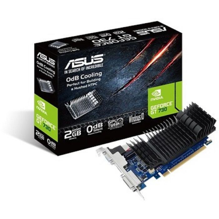 Видеокарта Asus GeForce GT 730 (GT730-SL-2GD5-BRK) 2G, 64bit, GDDR5, 902/5010, Ret - фото 51364376 Видеокарта Asus GeForce GT 730 (GT730-SL-2GD5-BRK) 2G, 64bit, GDDR5, 902/5010, Ret - фото 51364376