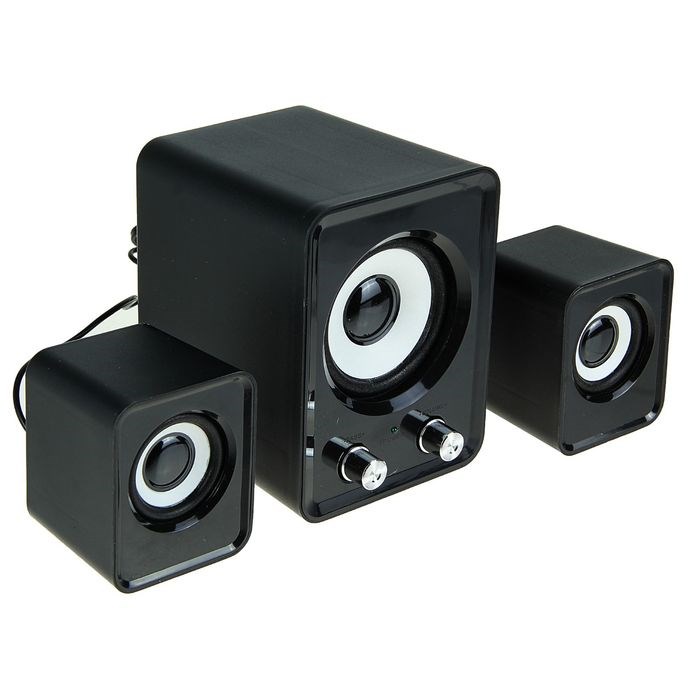 Компьютерные колонки 2.1 LuazON LPCK-02, 2x3Вт, сабвуфер 5Вт, 80дБ, Jack 3.5, USB, черная - фото 51364408 Компьютерные колонки 2.1 LuazON LPCK-02, 2x3Вт, сабвуфер 5Вт, 80дБ, Jack 3.5, USB, черная - фото 51364408