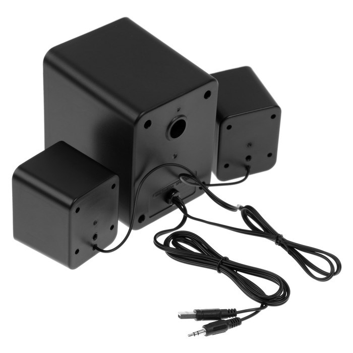 Компьютерные колонки 2.1 LuazON LPCK-02, 2x3Вт, сабвуфер 5Вт, 80дБ, Jack 3.5, USB, черная - фото 51364410 Компьютерные колонки 2.1 LuazON LPCK-02, 2x3Вт, сабвуфер 5Вт, 80дБ, Jack 3.5, USB, черная - фото 51364410