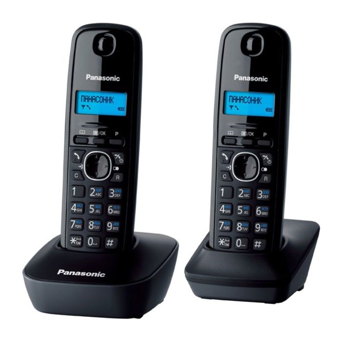 Радиотелефон Dect Panasonic KX-TG1612RUH темно-серый, АОН - фото 51364444 Радиотелефон Dect Panasonic KX-TG1612RUH темно-серый, АОН - фото 51364444