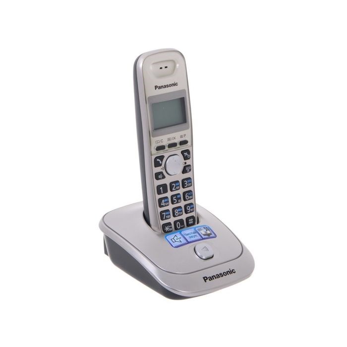 Радиотелефон Dect Panasonic KX-TG2511RUN платиновый/чёрный, АОН - фото 51364448 Радиотелефон Dect Panasonic KX-TG2511RUN платиновый/чёрный, АОН - фото 51364448