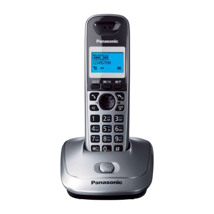 Радиотелефон Dect Panasonic KX-TG2511RUM серый металлик/чёрный, АОН - фото 51364465 Радиотелефон Dect Panasonic KX-TG2511RUM серый металлик/чёрный, АОН - фото 51364465