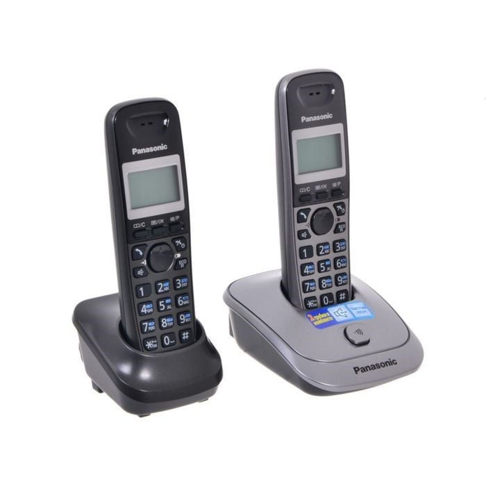 Радиотелефон Dect Panasonic KX-TG2512RU1 серый металлик, АОН - фото 51364466 Радиотелефон Dect Panasonic KX-TG2512RU1 серый металлик, АОН - фото 51364466