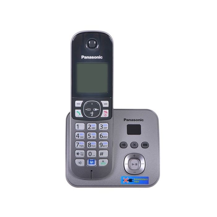 Радиотелефон Panasonic Dect KX-TG6821RUM, автоответчик, АОН, серый металлик - фото 51364479 Радиотелефон Panasonic Dect KX-TG6821RUM, автоответчик, АОН, серый металлик - фото 51364479