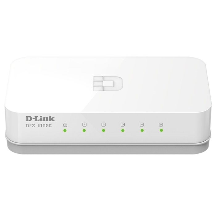 Коммутатор D-Link DES-1005C/A1A неуправляемый настольный 5x10/100BASE-TX - фото 51364522 Коммутатор D-Link DES-1005C/A1A неуправляемый настольный 5x10/100BASE-TX - фото 51364522