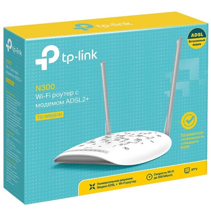 Wi-Fi роутер беспроводной TP-Link TD-W8961N ADSL Annex A/М - фото 51364559 Wi-Fi роутер беспроводной TP-Link TD-W8961N ADSL Annex A/М - фото 51364559