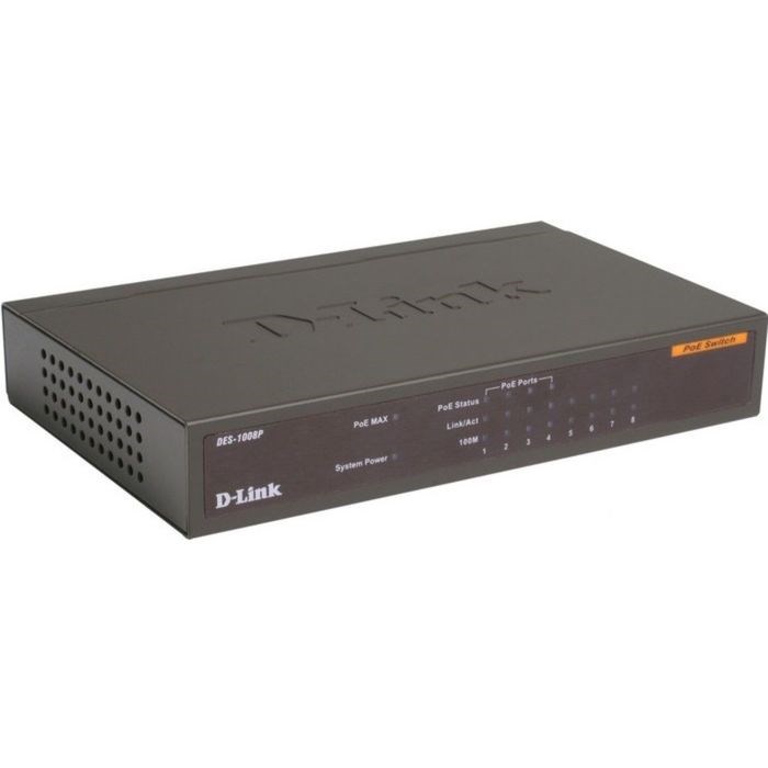 Коммутатор D-Link DES-1008P/C1A неуправляемый настольный 8x10/100BASE-TX - фото 51364571 Коммутатор D-Link DES-1008P/C1A неуправляемый настольный 8x10/100BASE-TX - фото 51364571