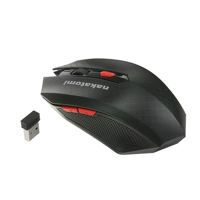 Мышь Nakatomi MRON-08U Navigator, беспроводная, оптическая, 1600 dpi, 2xAAA, USB, чёрная - фото 51364607 Мышь Nakatomi MRON-08U Navigator, беспроводная, оптическая, 1600 dpi, 2xAAA, USB, чёрная - фото 51364607