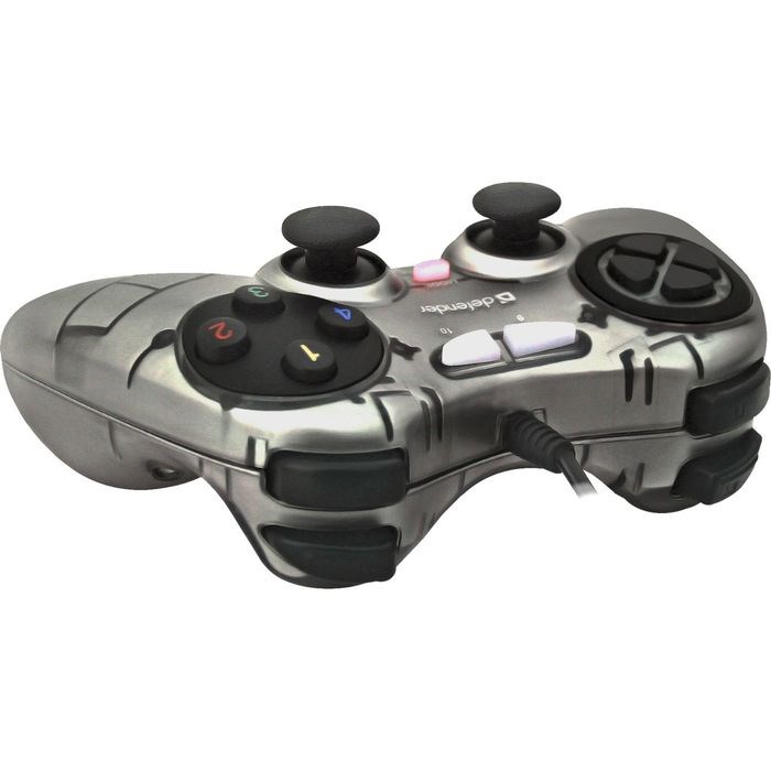 Геймпад Defender Zoom, Xinput, проводной, вибрация, для PC, USB, серо-черный - фото 51364713 Геймпад Defender Zoom, Xinput, проводной, вибрация, для PC, USB, серо-черный - фото 51364713