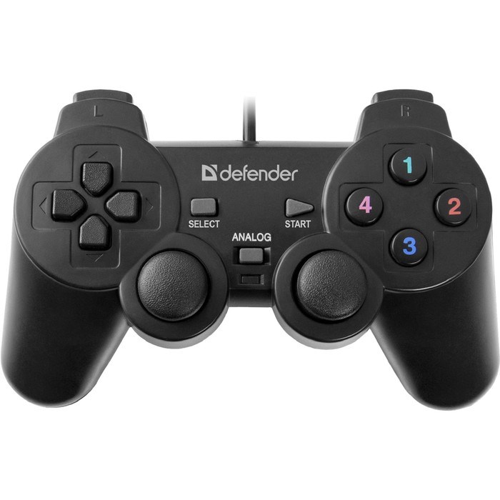 Геймпад Defender Omega USB, проводной, вибрация, для PC, USB, черный - фото 51364719 Геймпад Defender Omega USB, проводной, вибрация, для PC, USB, черный - фото 51364719