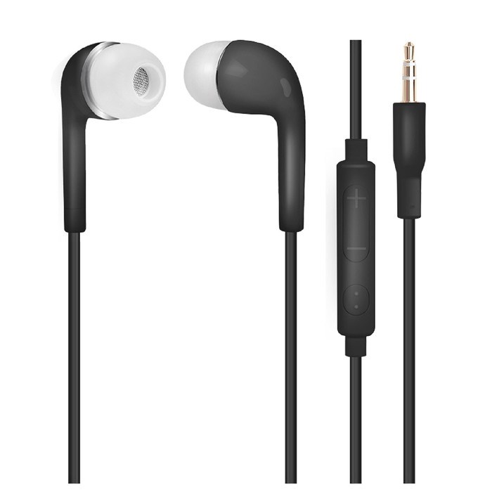 Наушники OXION HS230BK, вакуумные, микрофон, 100 дБ, 16 Ом, 3.5 мм, 1 м, чёрные - фото 51364870 Наушники OXION HS230BK, вакуумные, микрофон, 100 дБ, 16 Ом, 3.5 мм, 1 м, чёрные - фото 51364870