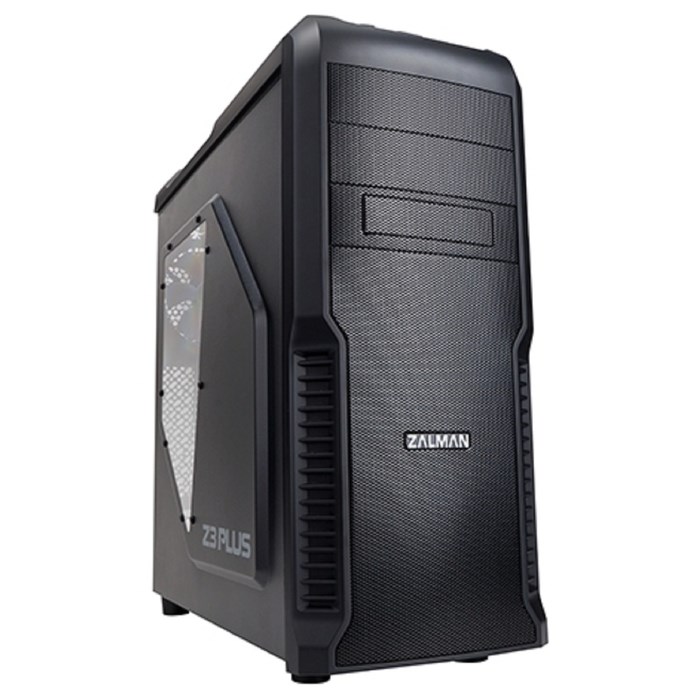 Корпус Zalman Z3 Plus, Без БП, ATX, черный - фото 51364880 Корпус Zalman Z3 Plus, Без БП, ATX, черный - фото 51364880