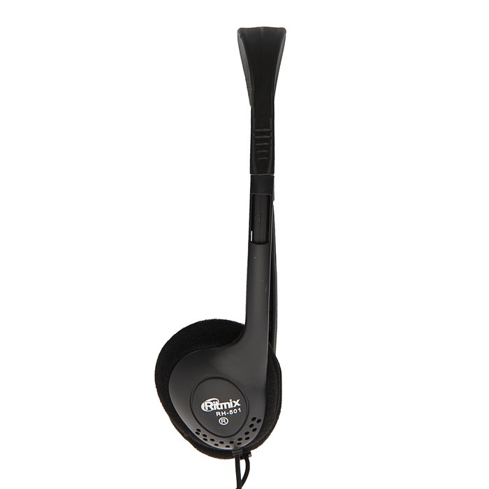 Наушники Ritmix RH-501, накладные, 105 дБ, 16 Ом, 3.5 мм, 2 м, черные - фото 51364923 Наушники Ritmix RH-501, накладные, 105 дБ, 16 Ом, 3.5 мм, 2 м, черные - фото 51364923