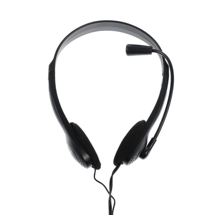Наушники Ritmix RH-512M, компьютерные, микрофон, 105 дБ, 16 Ом, 3.5 мм, 1.8 м, черные - фото 51364938 Наушники Ritmix RH-512M, компьютерные, микрофон, 105 дБ, 16 Ом, 3.5 мм, 1.8 м, черные - фото 51364938