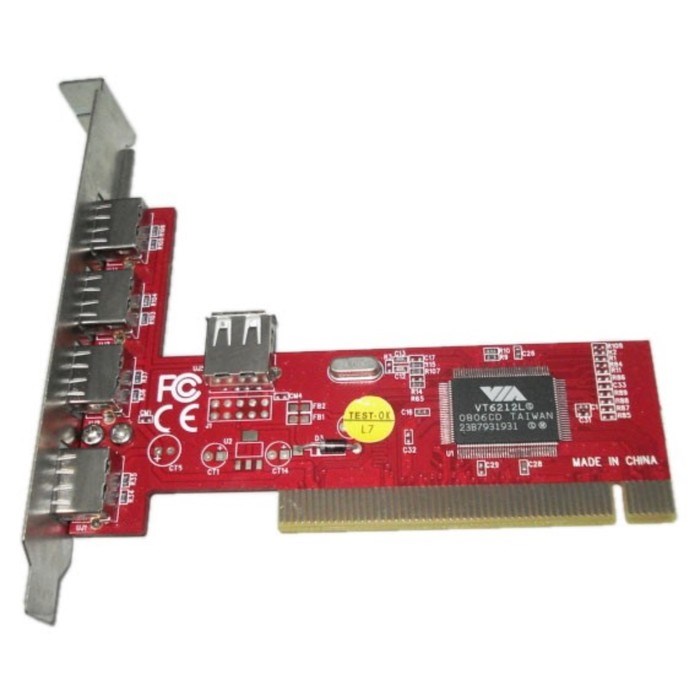 Контроллер PCI VIA6212 (4+1) 5xUSB2.0 Bulk - фото 51365146 Контроллер PCI VIA6212 (4+1) 5xUSB2.0 Bulk - фото 51365146