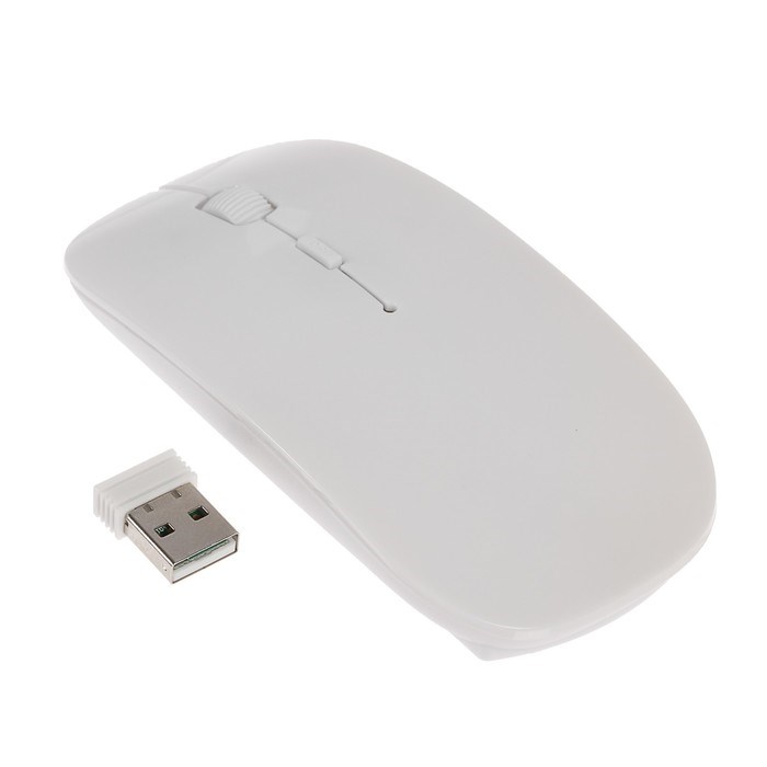 Мышь Luazon MB-1.0, беспроводная, оптическая, 1600 dpi, USB, белая - фото 51365357 Мышь Luazon MB-1.0, беспроводная, оптическая, 1600 dpi, USB, белая - фото 51365357