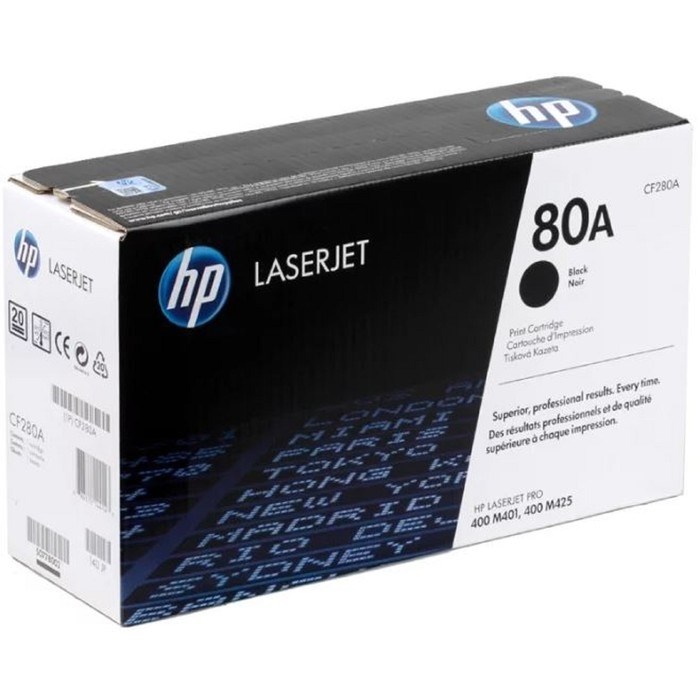 Тонер Картридж HP 80A CF280A черный для HP LJ Pro M401/M425 (2700стр.) - фото 51365426 Тонер Картридж HP 80A CF280A черный для HP LJ Pro M401/M425 (2700стр.) - фото 51365426