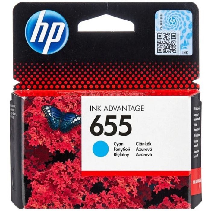 Картридж струйный HP 655 CZ110AE голубой для HP DJ IA 3525/4615/4625/5525/6525 (600стр.) - фото 51365427 Картридж струйный HP 655 CZ110AE голубой для HP DJ IA 3525/4615/4625/5525/6525 (600стр.) - фото 51365427