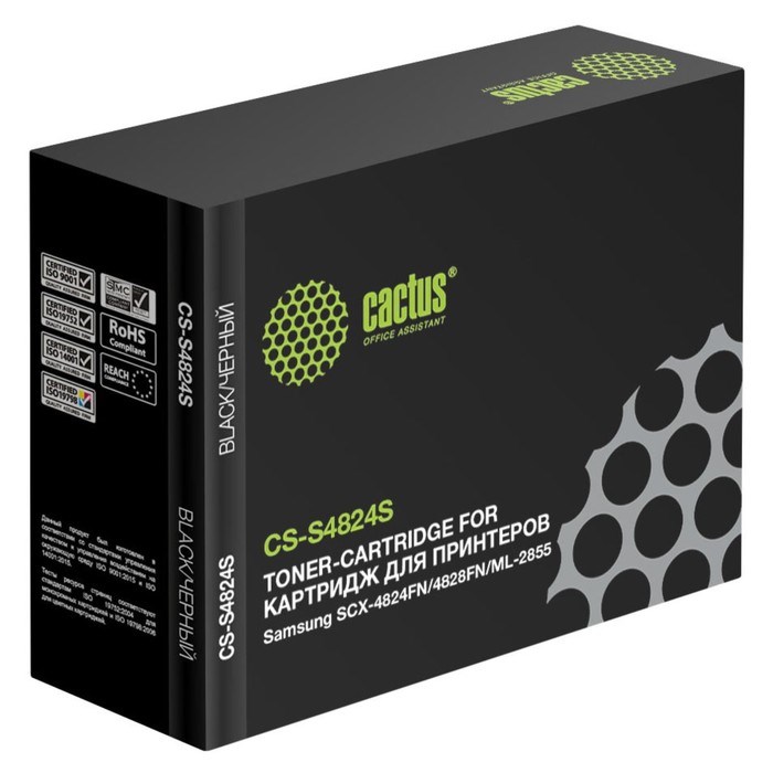 Тонер Картридж Cactus D209L CS-S4824S черный для Samsung SCX-4824FN/4828FN/ML-2855 (5000стр.) 1726 - фото 51365523 Тонер Картридж Cactus D209L CS-S4824S черный для Samsung SCX-4824FN/4828FN/ML-2855 (5000стр.) 1726 - фото 51365523