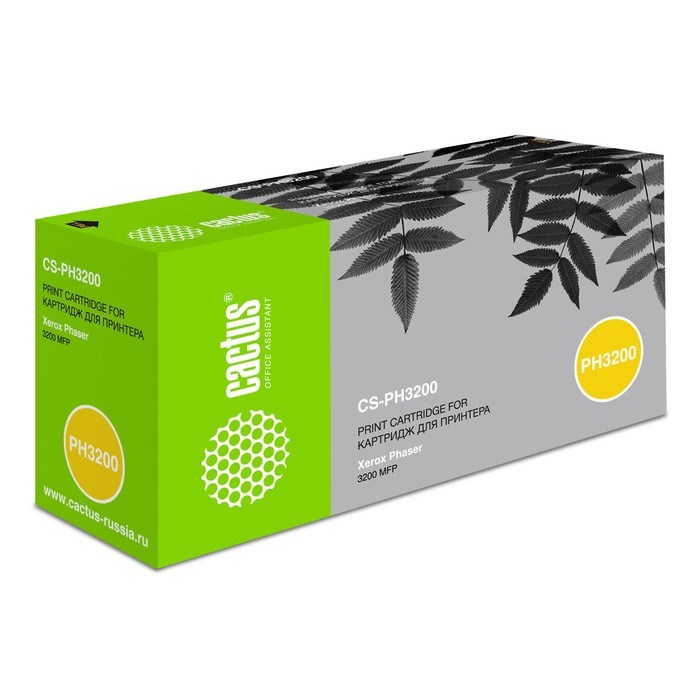 Картридж Cactus CS-PH3200 113R00730 для Xerox Phaser 3200/3200mfp/mfpb (3000k), черный - фото 51365625 Картридж Cactus CS-PH3200 113R00730 для Xerox Phaser 3200/3200mfp/mfpb (3000k), черный - фото 51365625