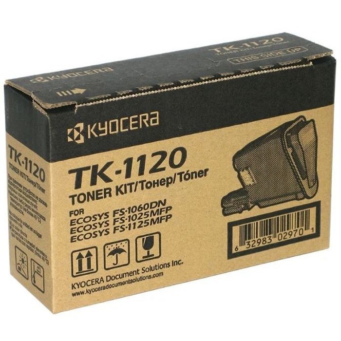 Тонер Картридж Kyocera TK-1120 черный для Kyocera FS-1060DN/1025/1125 (3000стр.) - фото 51365632 Тонер Картридж Kyocera TK-1120 черный для Kyocera FS-1060DN/1025/1125 (3000стр.) - фото 51365632