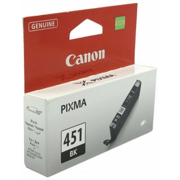 Картридж струйный Canon CLI-451BK 6523B001 черный для Canon Pixma iP7240/MG6340/MG5440 - фото 51365654 Картридж струйный Canon CLI-451BK 6523B001 черный для Canon Pixma iP7240/MG6340/MG5440 - фото 51365654