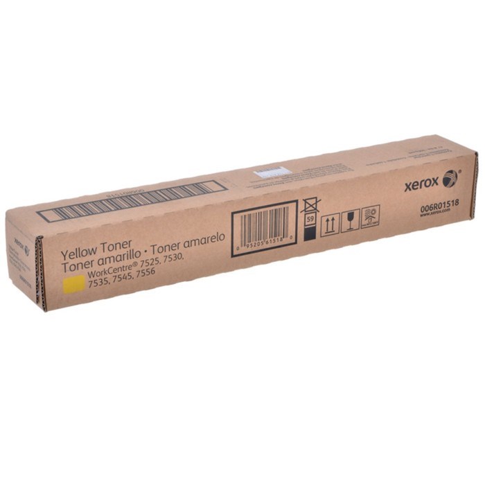Тонер Картридж Xerox 006R01518 желтый для Xerox WC7545/7556 (15000стр.) - фото 51365716 Тонер Картридж Xerox 006R01518 желтый для Xerox WC7545/7556 (15000стр.) - фото 51365716