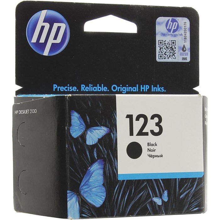 Картридж струйный HP 123 F6V17AE черный для HP DJ 2130 (120стр.) - фото 51365761 Картридж струйный HP 123 F6V17AE черный для HP DJ 2130 (120стр.) - фото 51365761