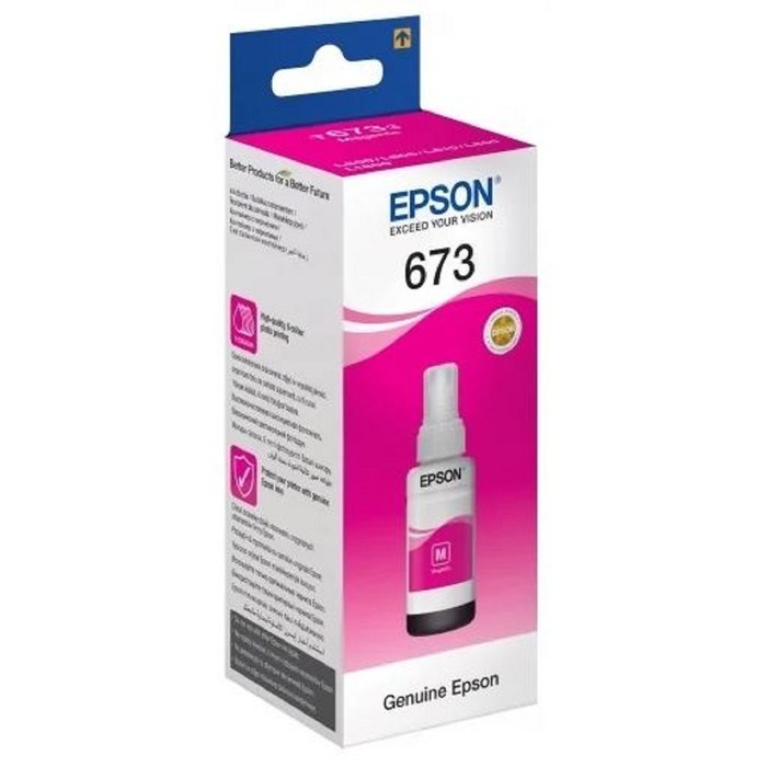 Чернила Epson C13T67334A пурпурный для Epson L800 (1800стр.) - фото 51365773 Чернила Epson C13T67334A пурпурный для Epson L800 (1800стр.) - фото 51365773