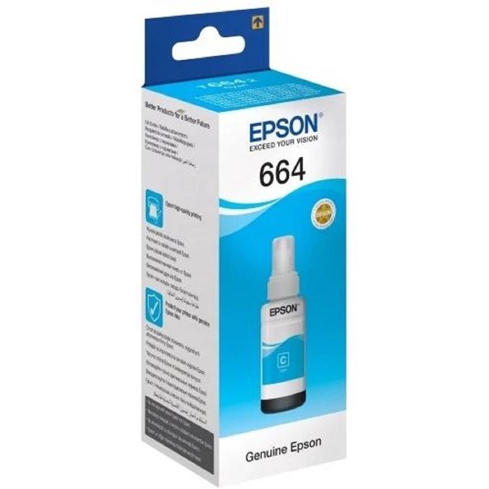 Чернила Epson C13T66424A голубой для Epson L100 (6500стр.) - фото 51365776 Чернила Epson C13T66424A голубой для Epson L100 (6500стр.) - фото 51365776